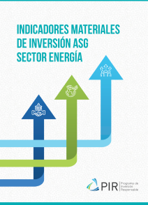 Indicadores Materiales ASG para el Sector Energía