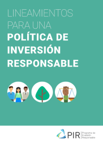 Política de Inversión Responsable