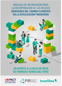 Brechas de información para la incorporación de los riesgos derivados del cambio climático en la divulgación financiera