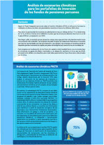 Infografía: Análisis de escenarios climáticos aplicado a los portafolios de inversión de los fondos de pensiones peruanos